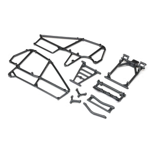 Losi Cage Set, Black: 22S Sprint