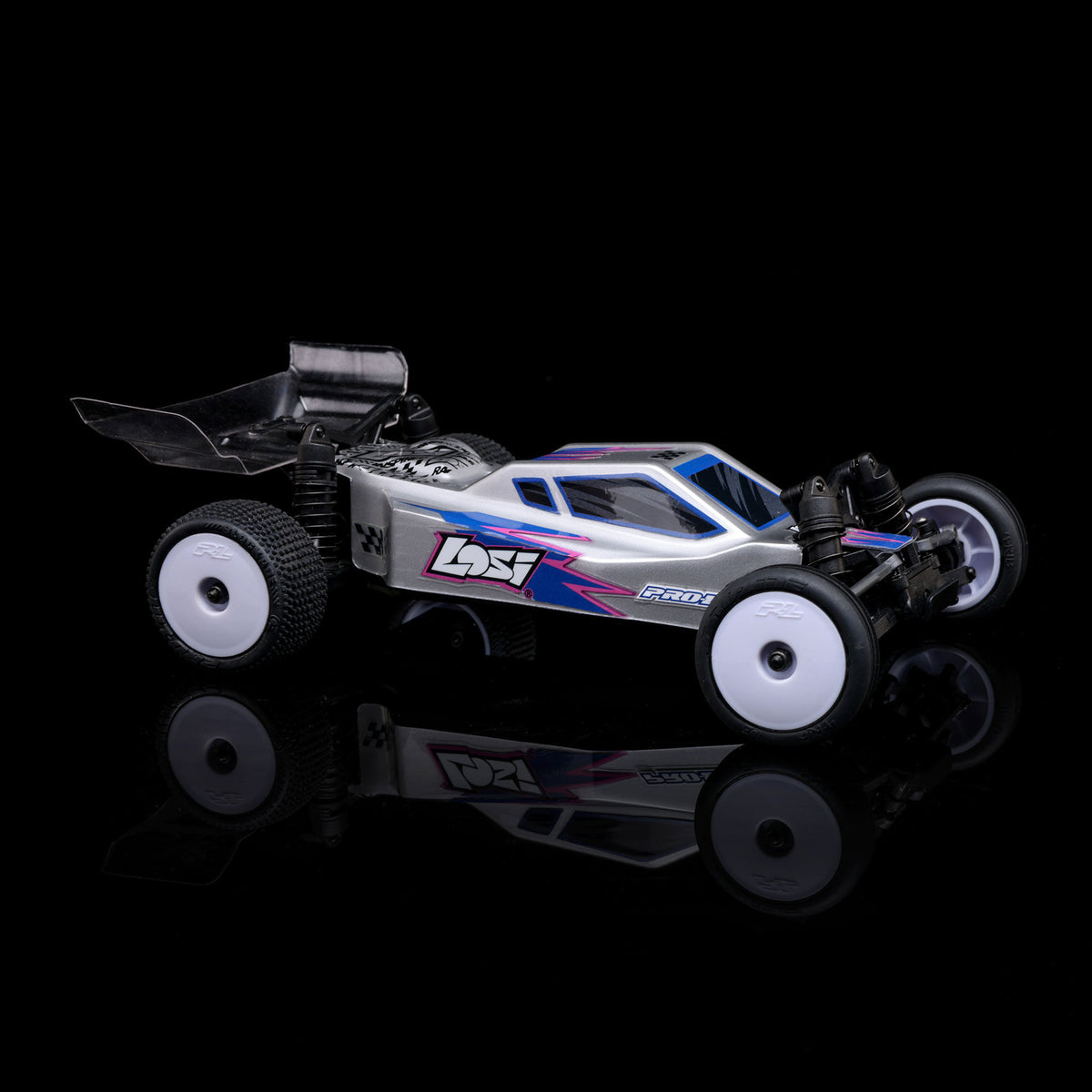 Losi Micro-B 2WD Buggy, Silver RTR