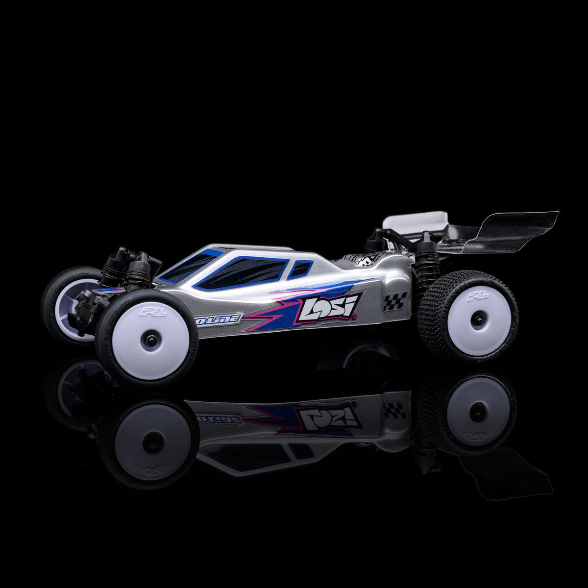 Losi Micro-B 2WD Buggy, Silver RTR