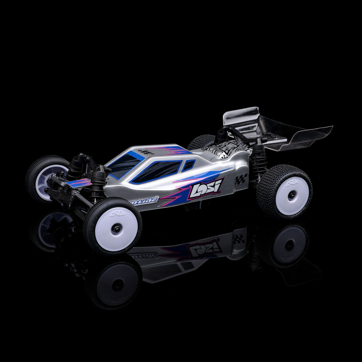 Losi Micro-B 2WD Buggy, Silver RTR