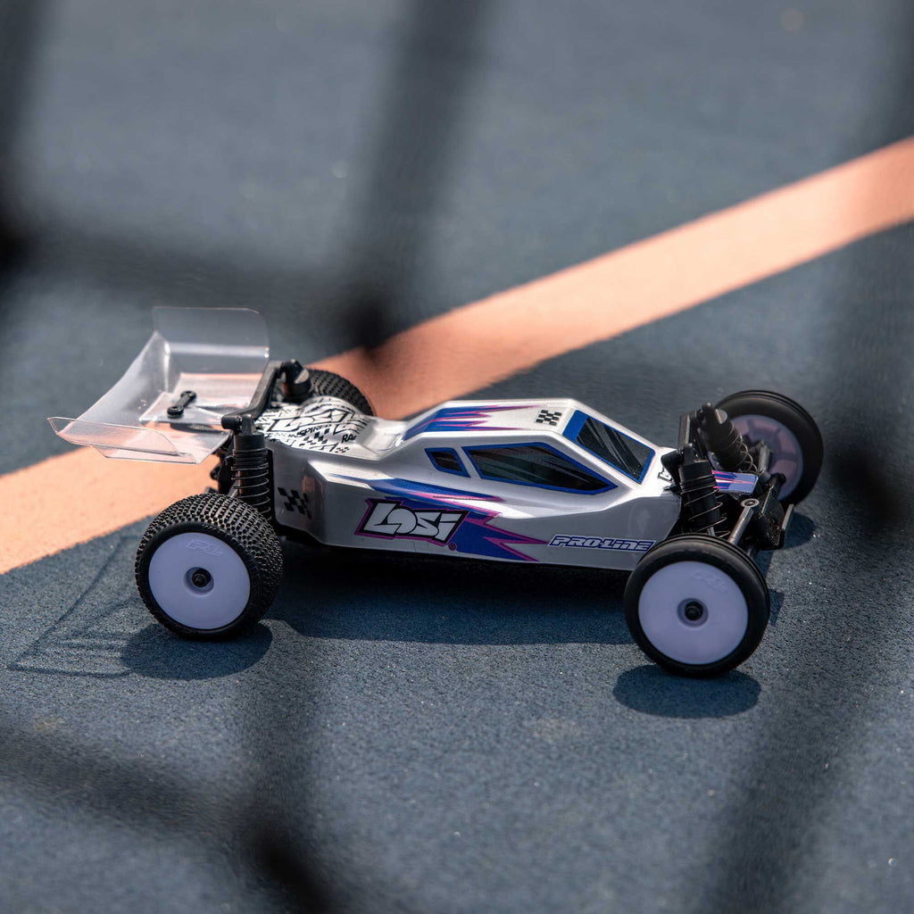 Losi Micro-B 2WD Buggy, Silver RTR