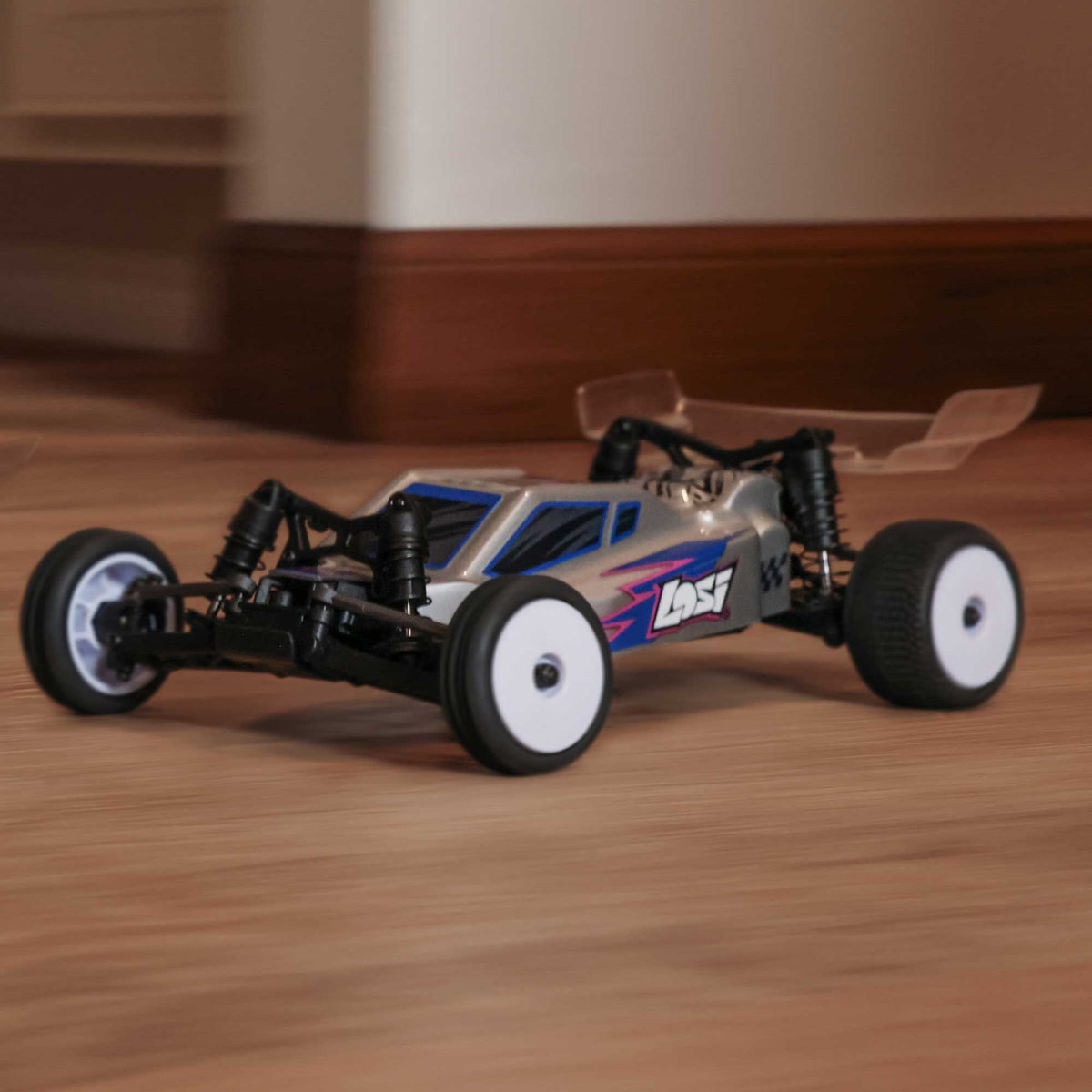 Losi Micro-B 2WD Buggy, Silver RTR