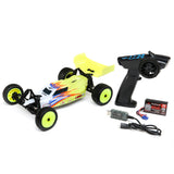 Mini-B, Brushed, RTR: 1/16 2WD Buggy, Yellow/White