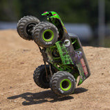 1/18 Mini LMT Grave Digger 2S 4X4 RTR Brushed Monster Truck (Battery & Charger Included), Green