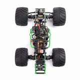 1/18 Mini LMT Grave Digger 2S 4X4 RTR Brushed Monster Truck (Battery & Charger Included), Green