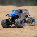 1/18 Mini LMT Son Uva Digger 2S 4X4 RTR Brushed Monster Truck (Battery & Charger Included), Blue