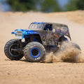 Losi 1/18 Mini LMT Son Uva Digger 2S 4X4 RTR Brushed Monster Truck (Battery & Charger Included), Blue
