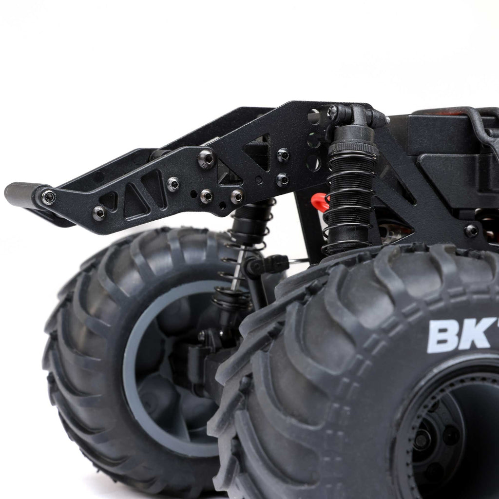 Losi 1/18 Mini LMT Zombie 2S 4X4 RTR Brushed Monster Truck (Battery & Charger Included), Red