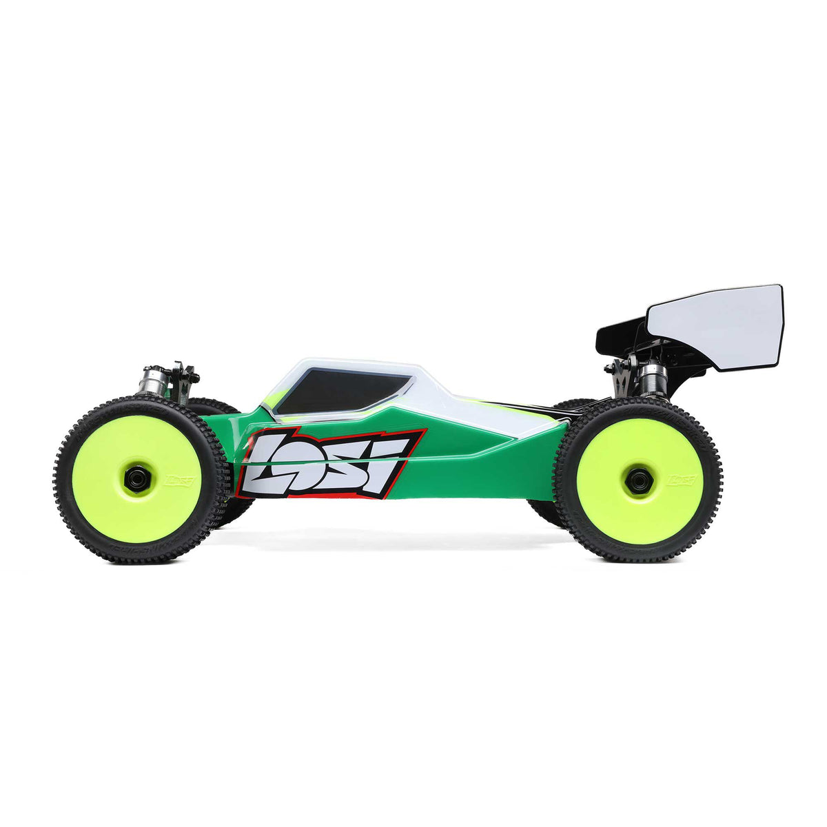 Losi 1/8 8IGHT-XE 4S 4X4 RTR Brushless Race Buggy, Clear