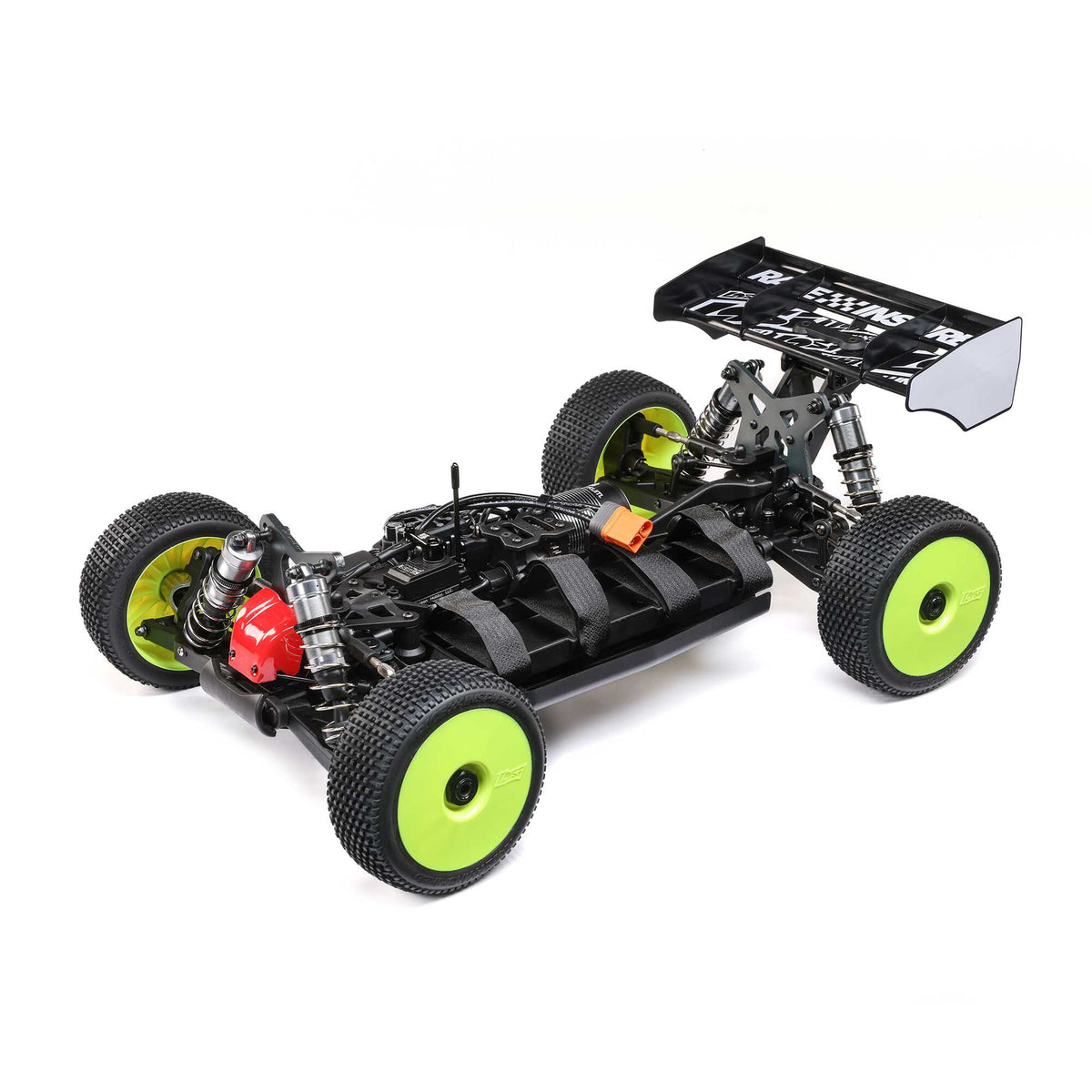 Losi 1/8 8IGHT-XE 4S 4X4 RTR Brushless Race Buggy, Clear