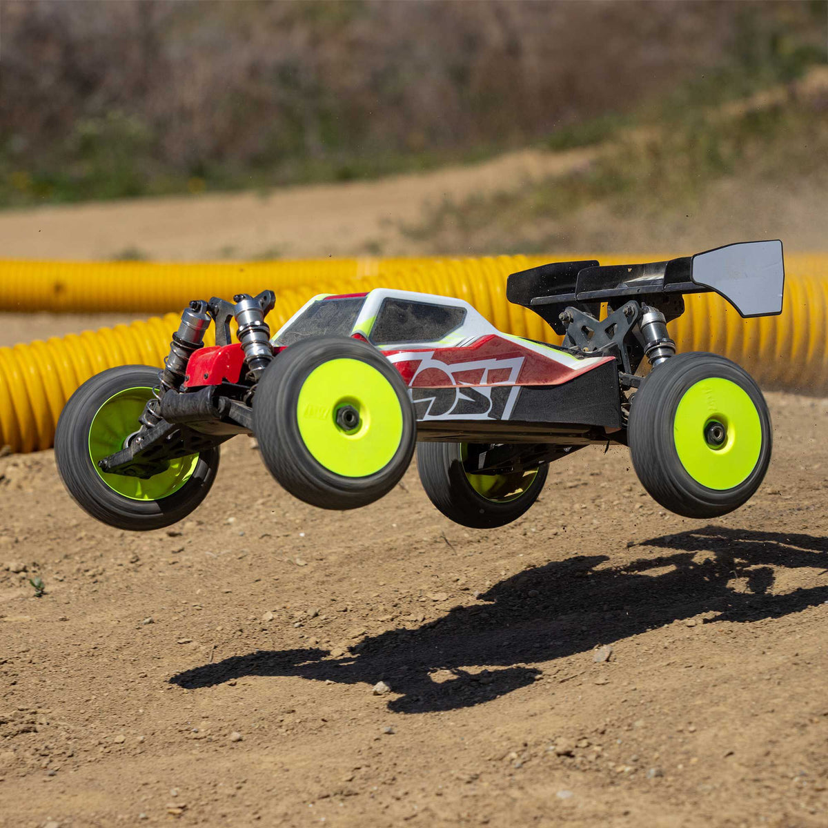 Losi 1/8 8IGHT-XE 4S 4X4 RTR Brushless Race Buggy, Clear