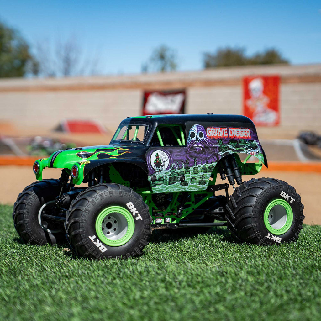 Losi LMT 2.0: 4wd Solid Axle Monster Truck RTR - Grave Digger