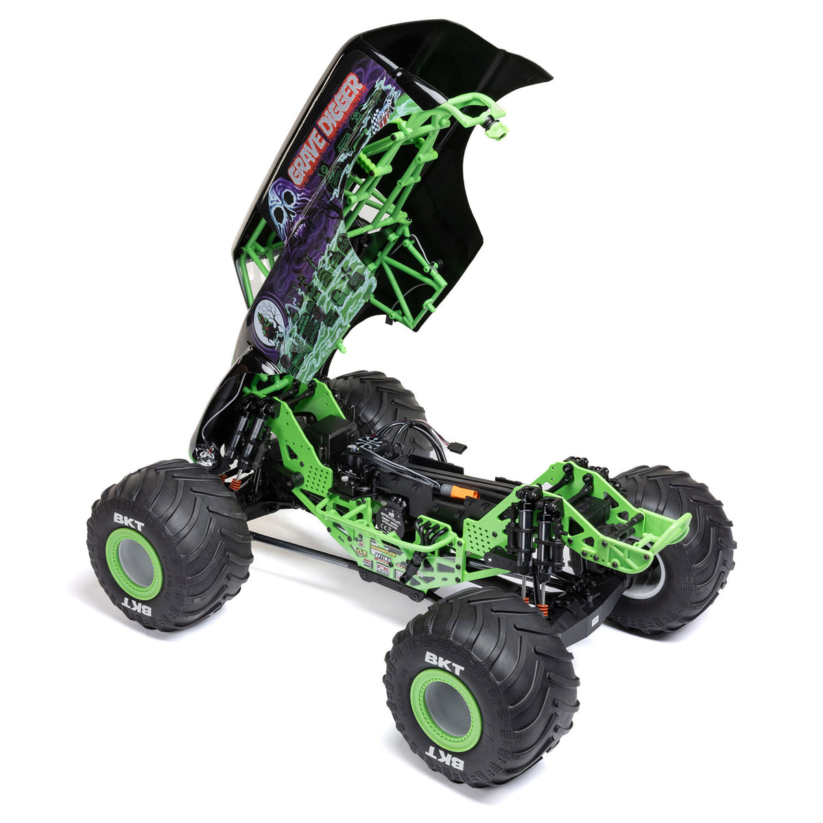 Losi LMT 2.0: 4wd Solid Axle Monster Truck RTR - Grave Digger