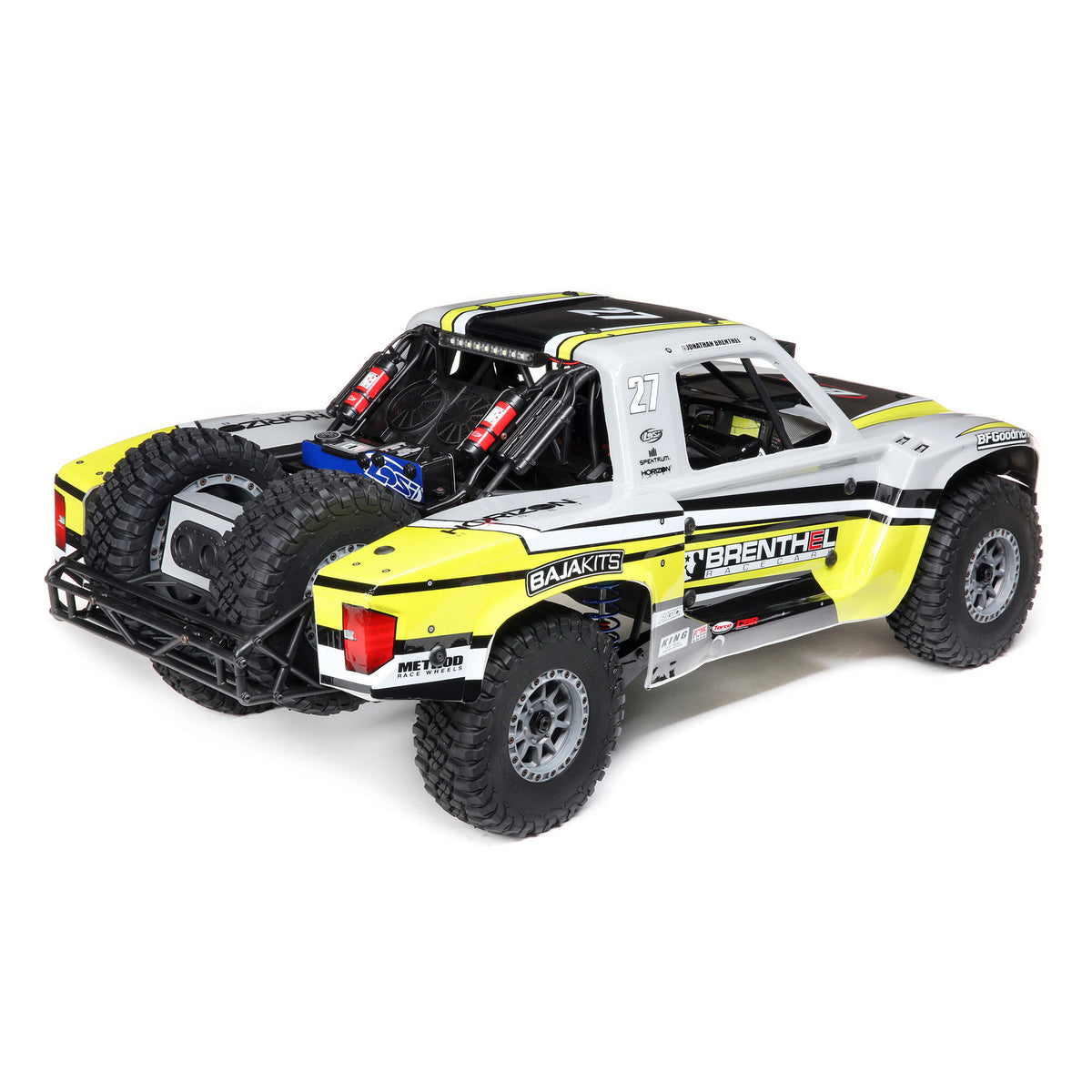 Losi 1/6 Super Baja Rey Brenthel 8S 4X4 RTR Brushless Desert Truck, Yellow