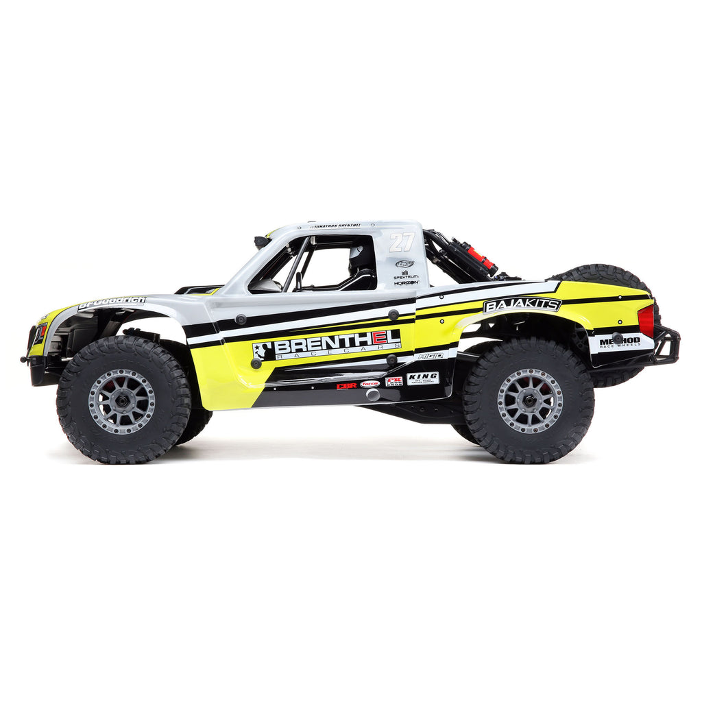 Losi 1/6 Super Baja Rey Brenthel 8S 4X4 RTR Brushless Desert Truck, Yellow