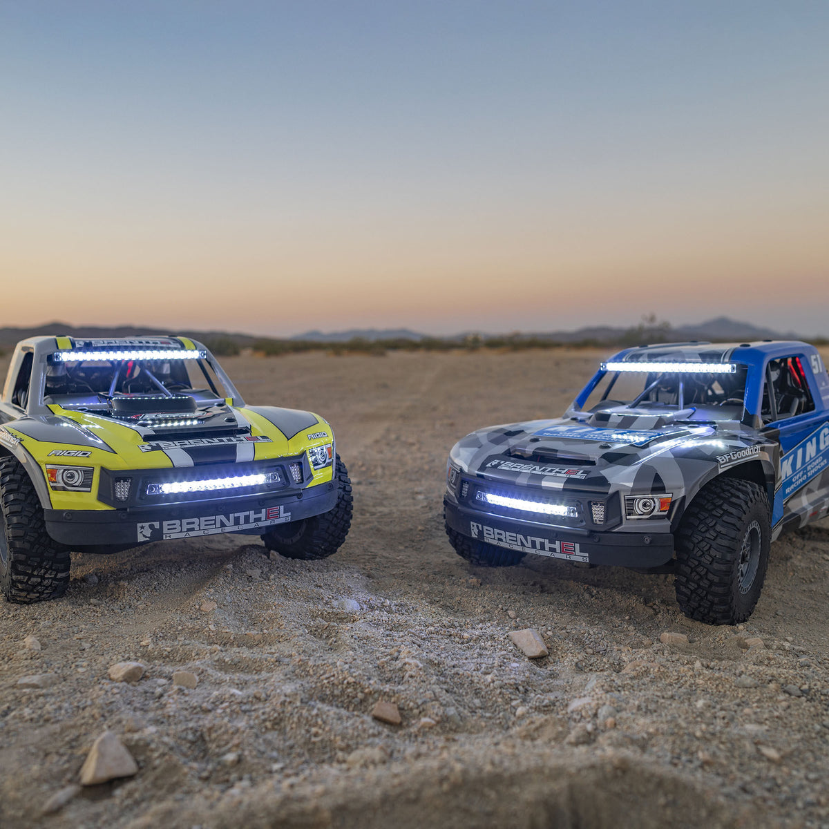 Losi 1/6 Super Baja Rey King 8S 4X4 RTR Brushless Desert Truck, Blue