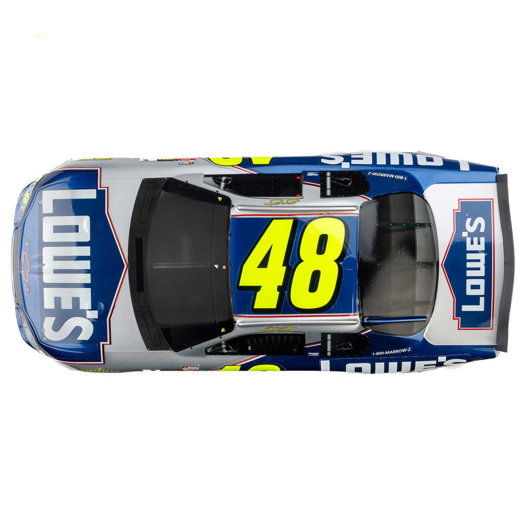 1/12 NASCAR RC Race Car Jimmie Johnson No. 48 Lowes Chevrolet Monte Carlo 2S AWD RTR Brushed On-Road (Battery & Charger Included), Blue