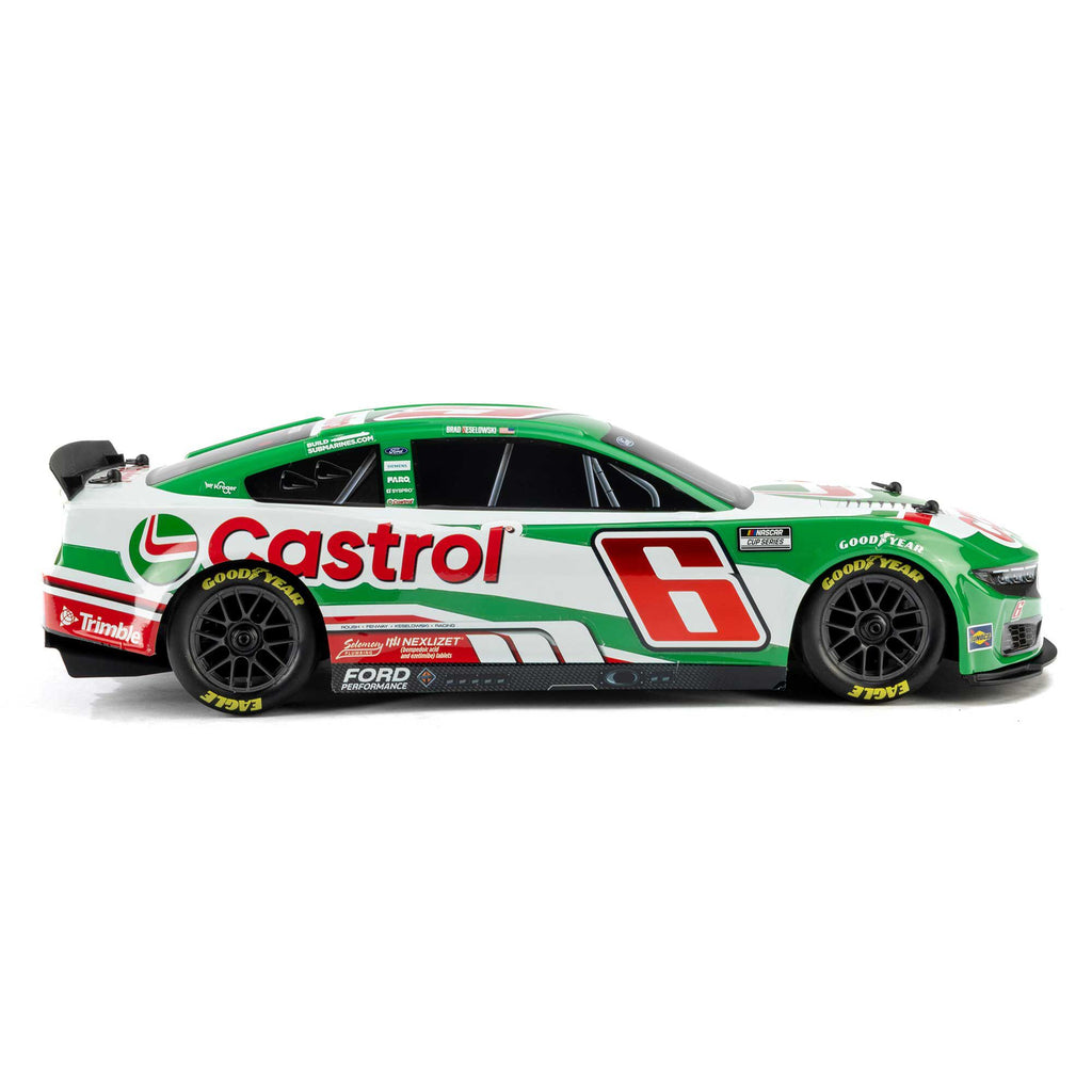 1/12 NASCAR RC Race Car Brad Keselowski No. 6 2026 Castrol Ford Mustang 2S AWD RTR Brushed On-Road (Battery & Charger Included)