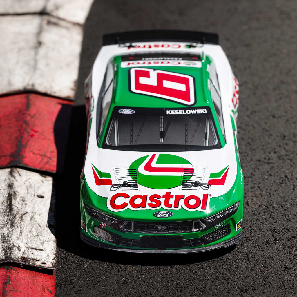 1/12 NASCAR RC Race Car Brad Keselowski No. 6 2026 Castrol Ford Mustang 2S AWD RTR Brushed On-Road (Battery & Charger Included)