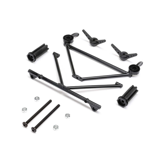 Spare Tire Mount & Support: 1/10 Baja Rey 2.0