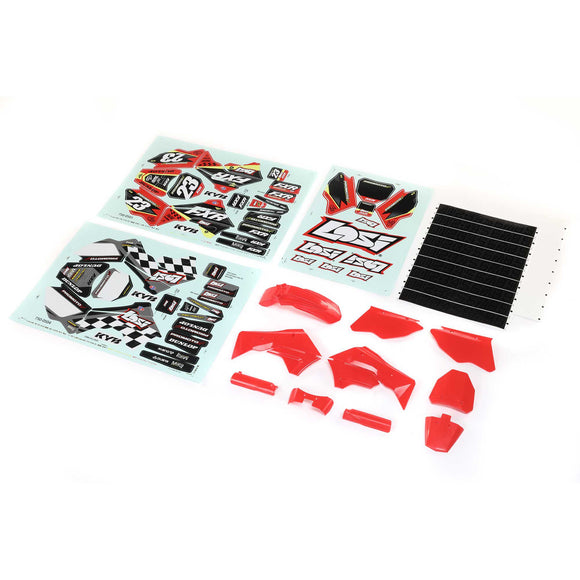 Plastics with Wraps, Red: Promoto-MX