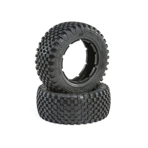 1/5 Front/Rear 4.75 Wheel and Beadlock Set, 24mm Hex, Grey (2): 5ive-T 2.0