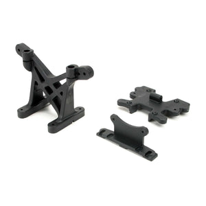Front/Rear Shock Tower with Pin Mounts: LST,LST3XL-E