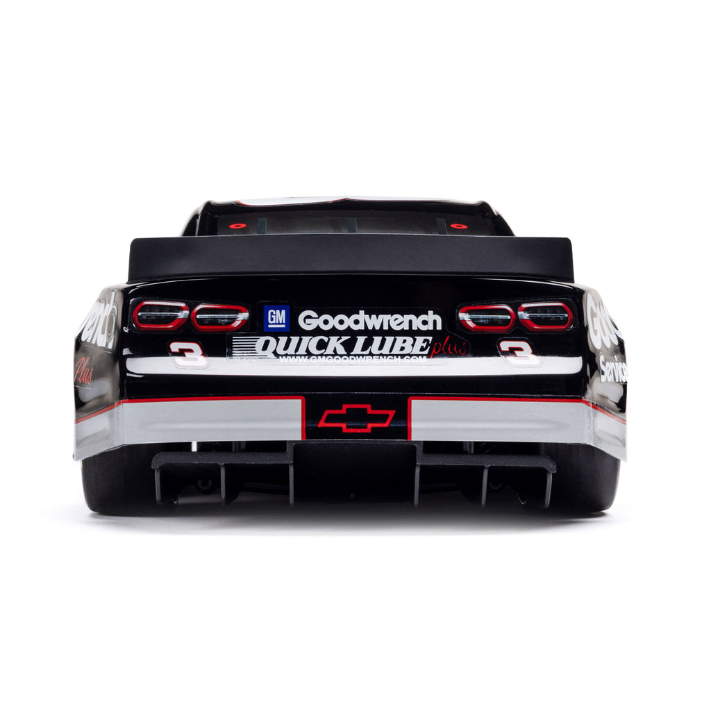 Losi 1/12 NASCAR RC Race Car RCR No. 3 GM Goodwrench Chevrolet ZL1 2S AWD RTR Brushed On-Road (Battery & Charger Included), Black