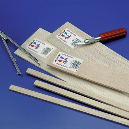 Balsa Strips 1/8 x 1/8 x 36 (36)
