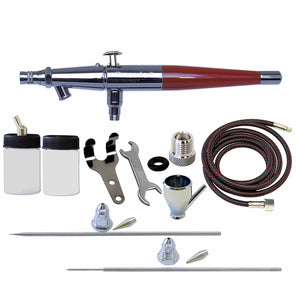 Double Action Airbrush Set- .55,.75,&1.05mm heads
