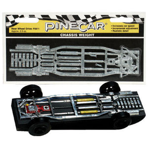 Chassis Weight, Rear Wheel Drive 2 oz