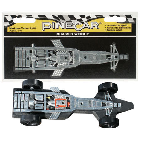 Chassis Weight, Maximum Torque 2.5 oz