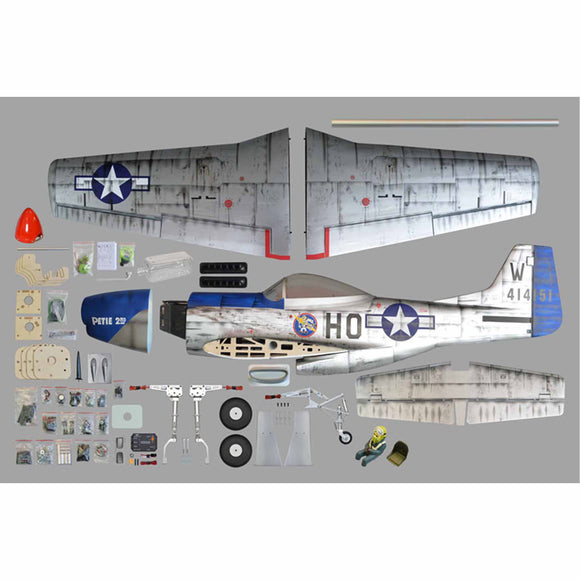 P-51D Mustang 50-60cc ARF