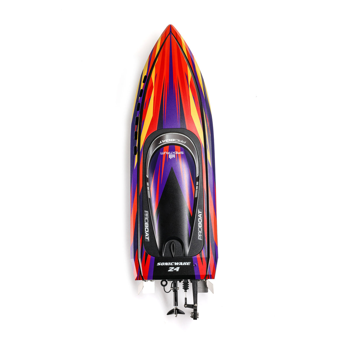 Sonicwake 24" Self-Righting Brushless Deep-V RTR (Battery & Charger Included), Red