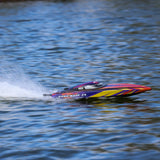 ProBoat Sonicwake 24" Self-Righting Brushless Deep-V RTR (Battery & Charger Included), Red
