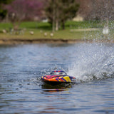 ProBoat Sonicwake 24" Self-Righting Brushless Deep-V RTR (Battery & Charger Included), Red
