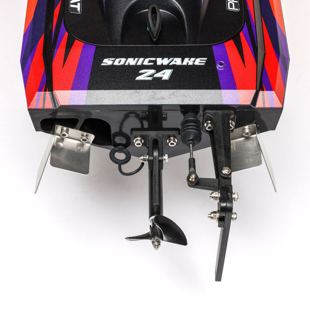 Sonicwake 24" Self-Righting Brushless Deep-V RTR (Battery & Charger Included), Red