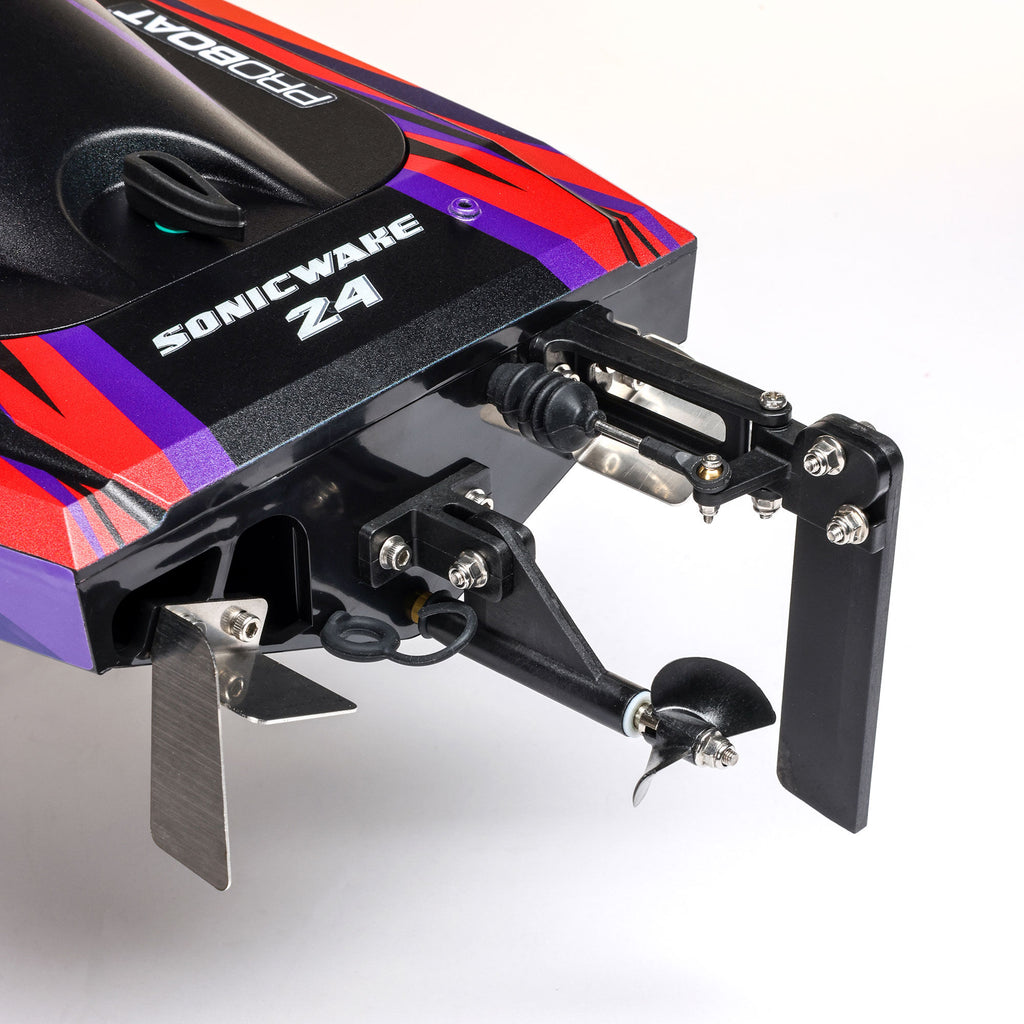 Sonicwake 24" Self-Righting Brushless Deep-V RTR (Battery & Charger Included), Red