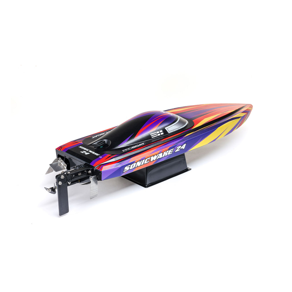 Sonicwake 24" Self-Righting Brushless Deep-V RTR (Battery & Charger Included), Red