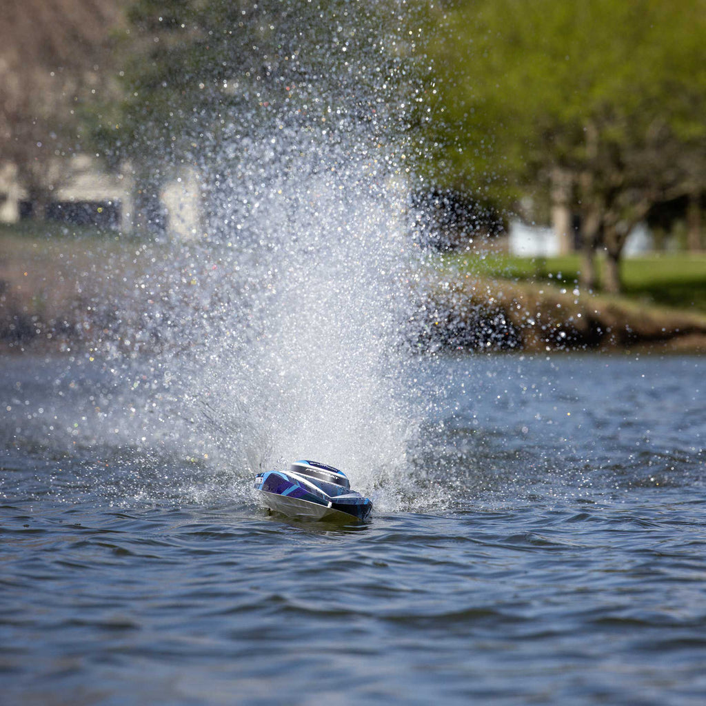 Sonicwake 24" Self-Righting Brushless Deep-V RTR (Battery & Charger Included), Blue