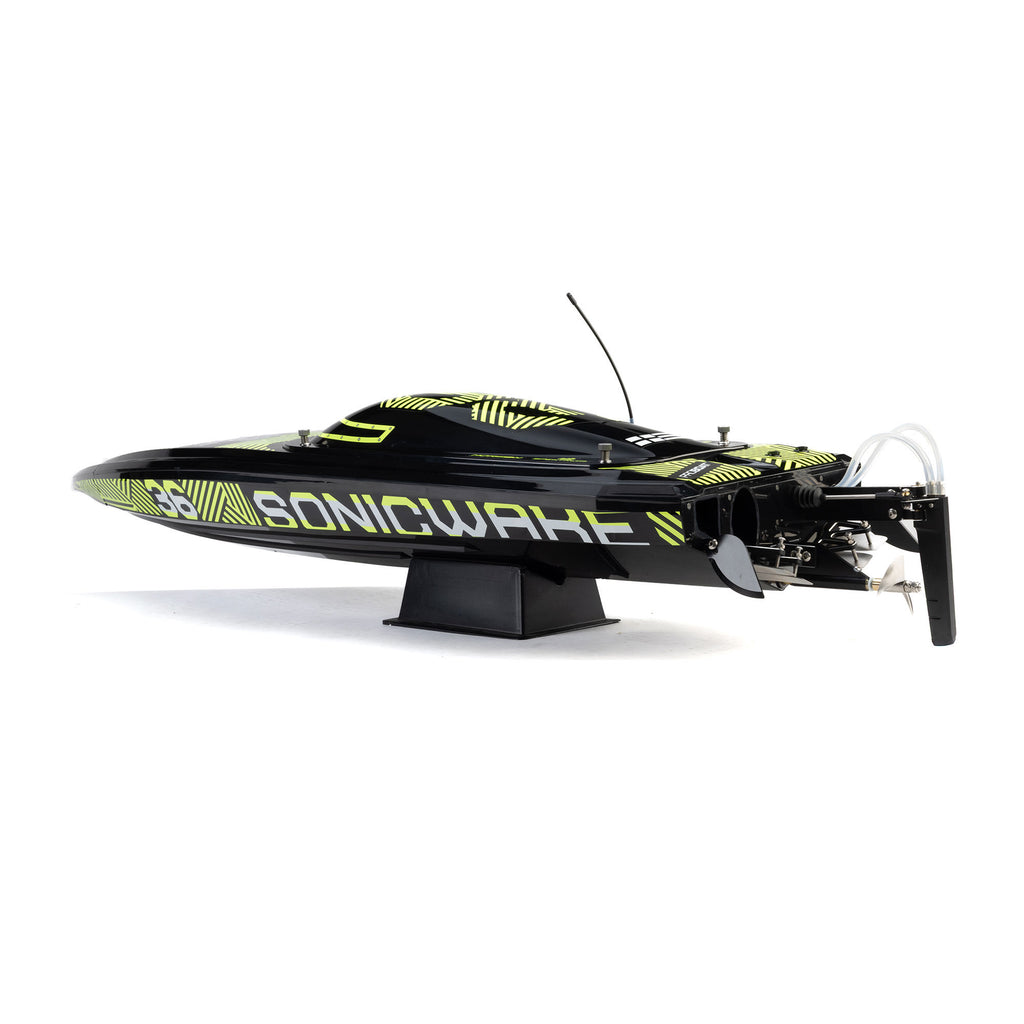 Sonicwake 36" V3 Self-Righting V-Hull Boat RTR, Black