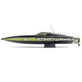 Sonicwake 36" V3 Self-Righting V-Hull Boat RTR, Black