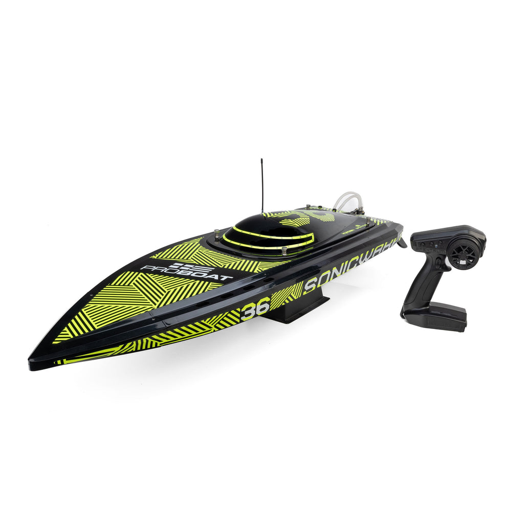 Sonicwake 36" V3 Self-Righting V-Hull Boat RTR, Black