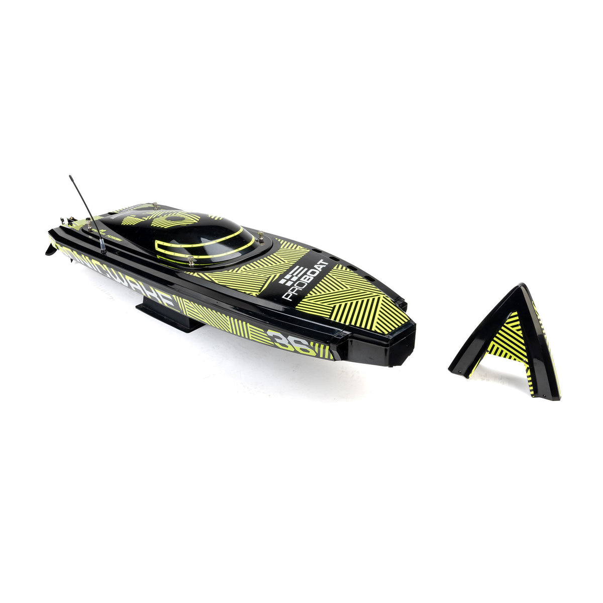 Sonicwake 36" V3 Self-Righting V-Hull Boat RTR, Black