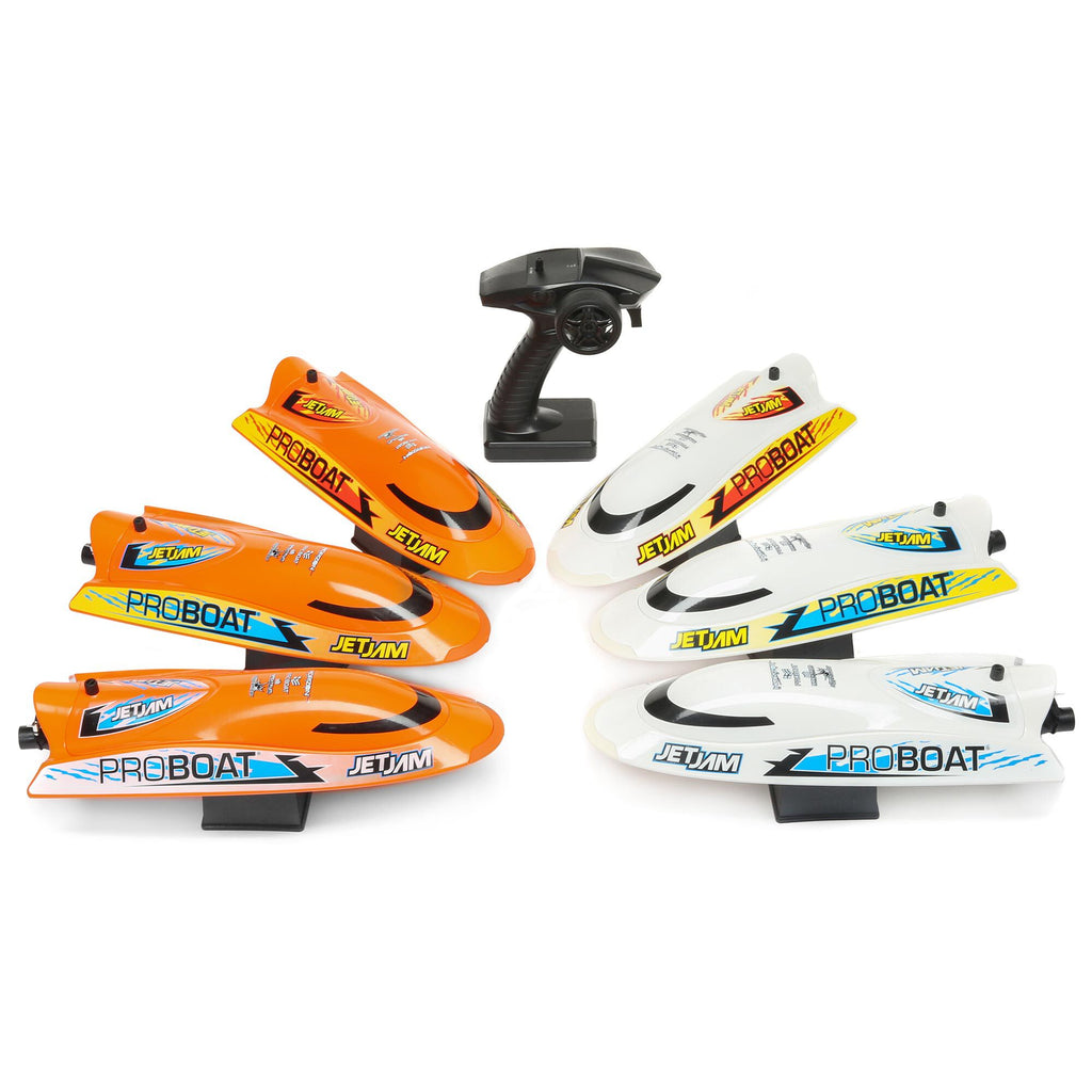 Jet Jam V2 12" Self-Righting Pool Racer Brushed RTR, Orange