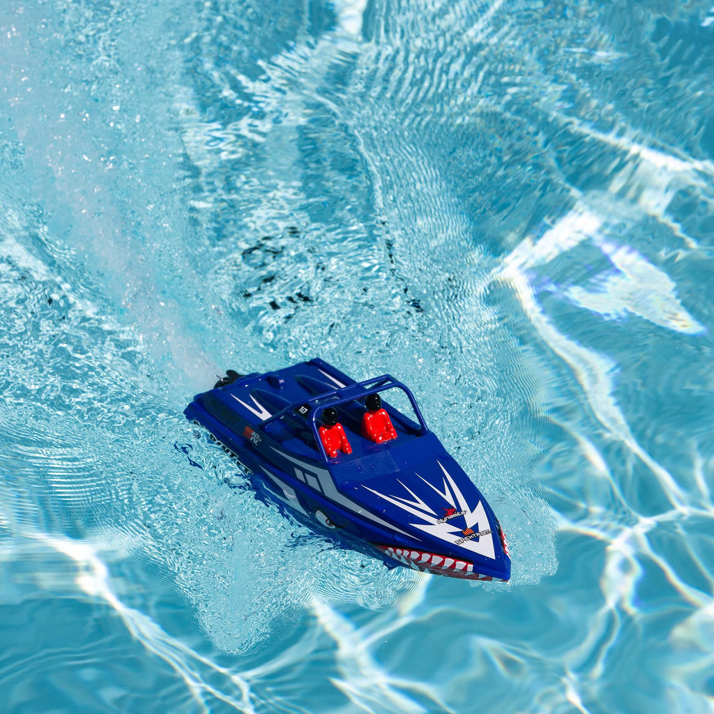 Sprintjet 9" Self-Righting Deep-V Jet Boat Brushed RTR, Blue