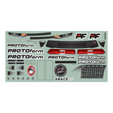 1/10 RT-C Light Weight Clear Body: Oval