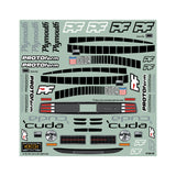 1/10 1970 Plymouth Barracuda Clear Body: Vintage Trans-Am