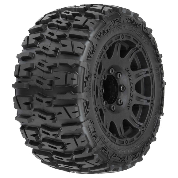 Pro-Line Trencher LP 3.8 MTD Raid 8x32 Wheels 17mm F/R