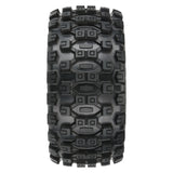 1/6 Badlands MX57 Front/Rear 5.7” Tires Mounted on Raid 8x48 Removable 24mm Hex Wheels (2): Black